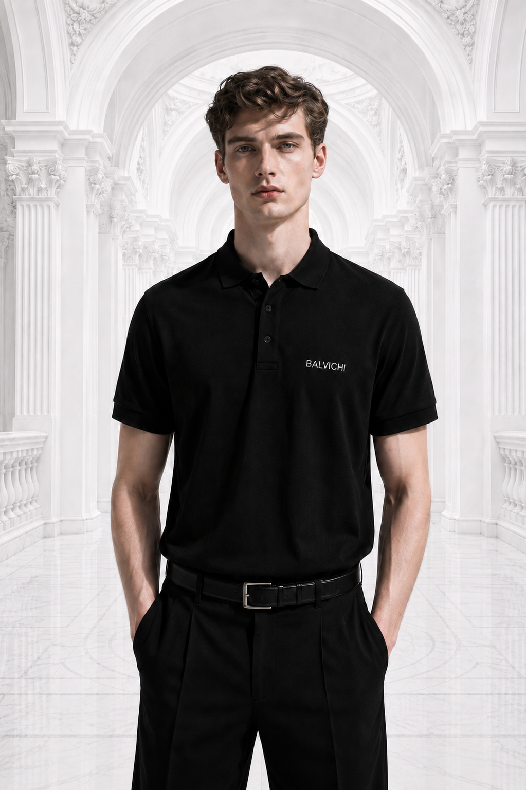 BALVICHI Embroidered Polo Shirt