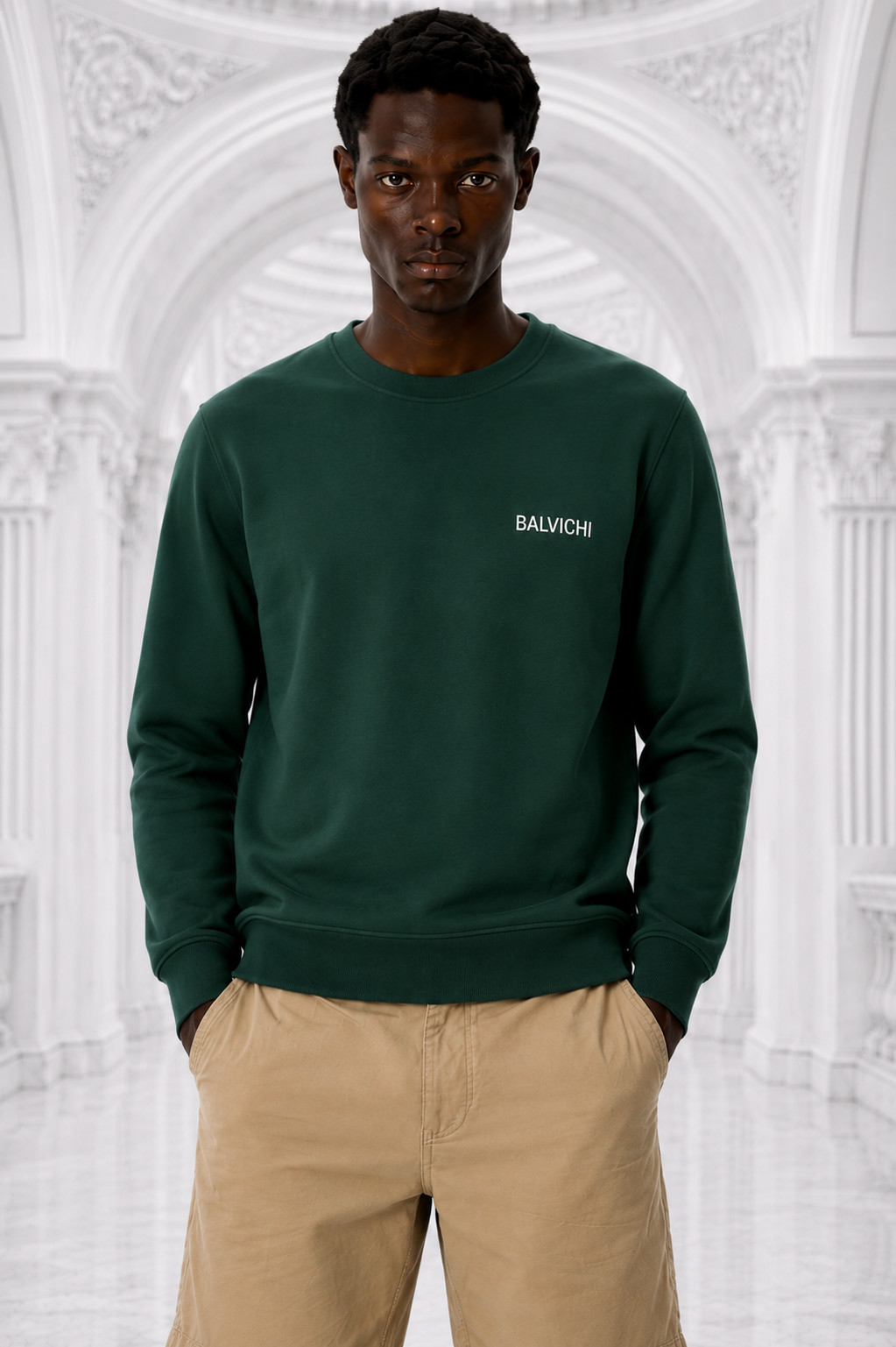 BALVICHI Embroidered Crewneck