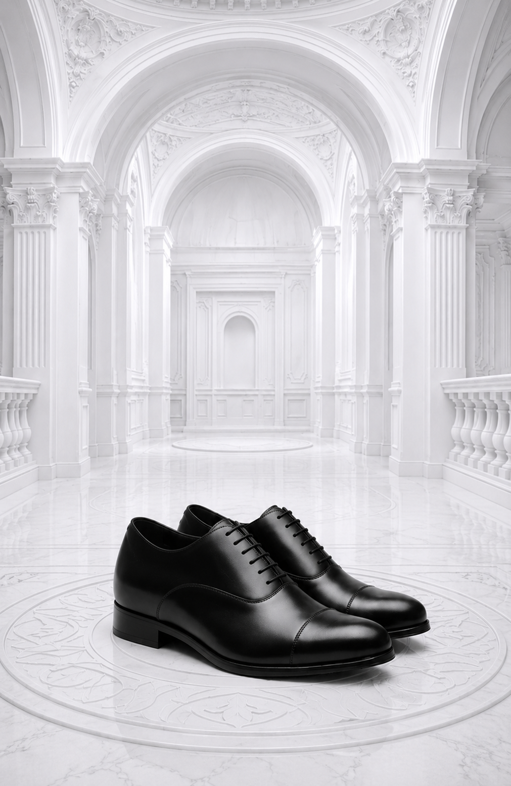 Label Oxford in Leather
