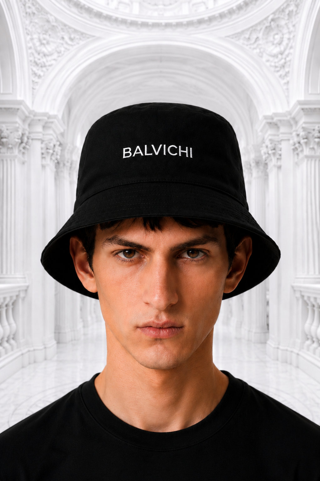 Balvichi Embroidered Bucket Hat-Unisex