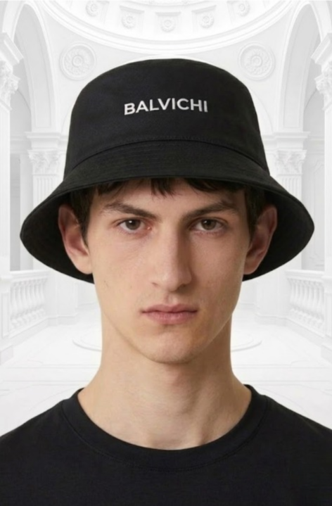 BALVICHI Embroidered Bucket Hat-Unisex